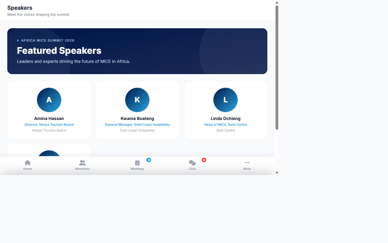AMS 2026 portal speakers lineup